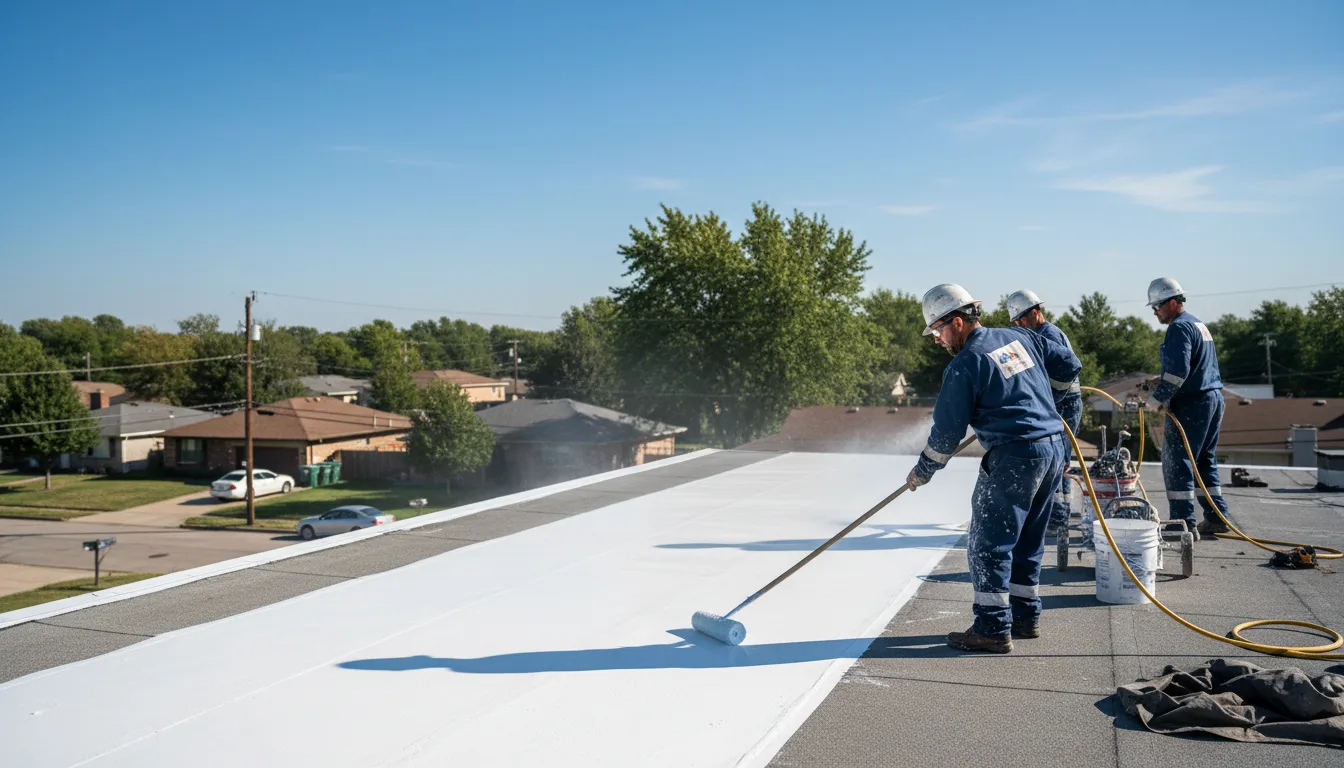 Commercial roof coating in Hannibal, NY near me